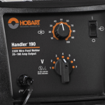 Hobart Handler 190 Wire Feed Welder Part#500554 Closeup
